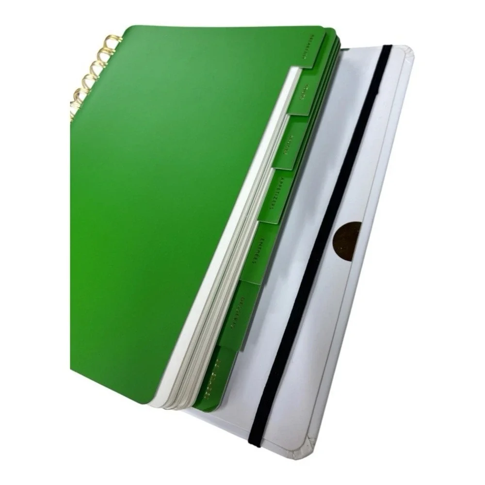 Vtg Kate Spade New York Bella Pantry Blank Recipe Book Spiral Bound New Unused